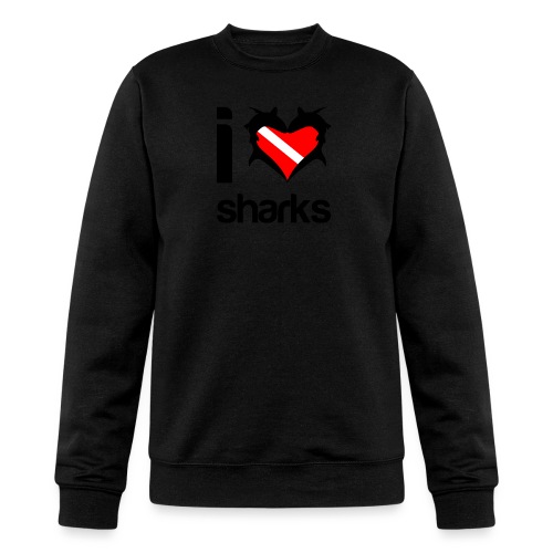 I Love Sharks - Champion Unisex Powerblend Sweatshirt 