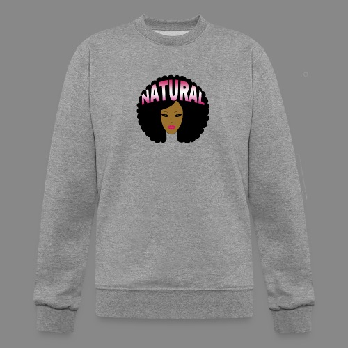 Natural Afro (Pink) - Champion Unisex Powerblend Sweatshirt 