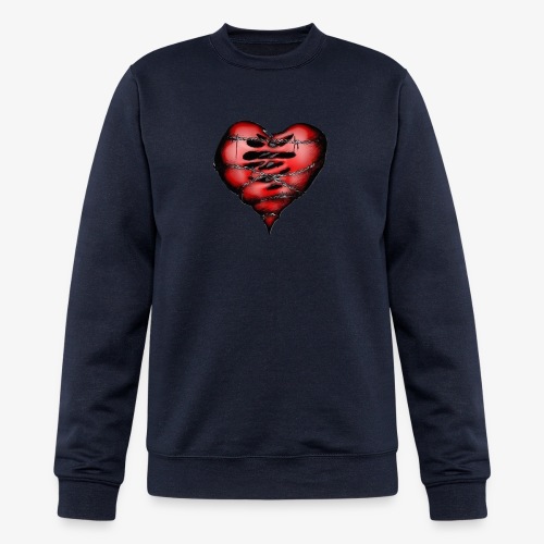 Chains Heart Ceramic Mug - Champion Unisex Powerblend Sweatshirt 