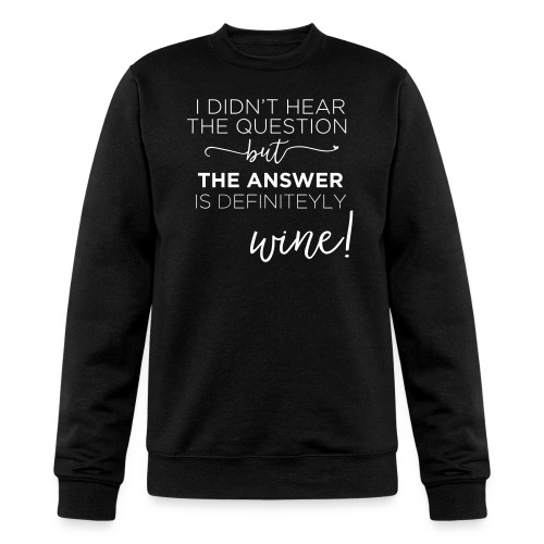 The Answer is Wine - Champion Unisex Powerblend Sweatshirt 