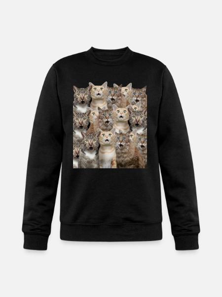 Surprised cats - Champion Unisex Powerblend Sweatshirt - black