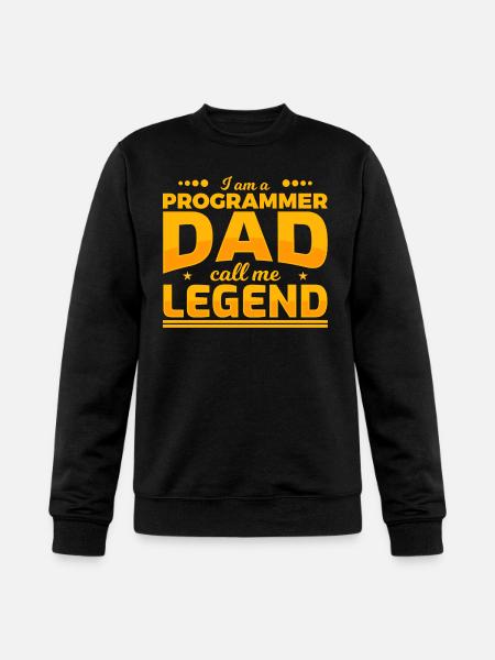 Programmer Father - Champion Unisex Powerblend Sweatshirt - black