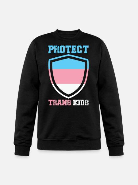Protect Trans Kids - Champion Unisex Powerblend Sweatshirt  - black