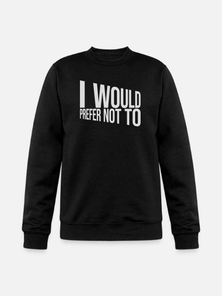 I prefer not to - Champion Unisex Powerblend Sweatshirt - black