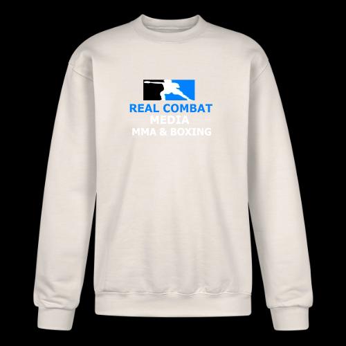 RCM MMA & BOXING Light Blue White Text - Champion Unisex Powerblend Sweatshirt 