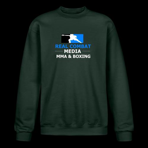 RCM MMA & BOXING Light Blue White Text - Champion Unisex Powerblend Sweatshirt 