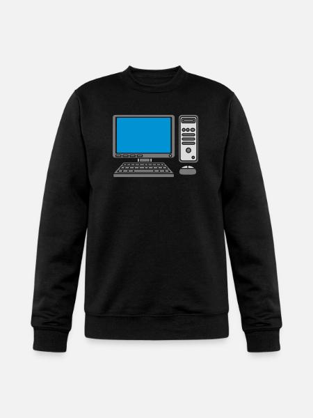 keyboard mouse screen computer - Champion Unisex Powerblend Sweatshirt - black