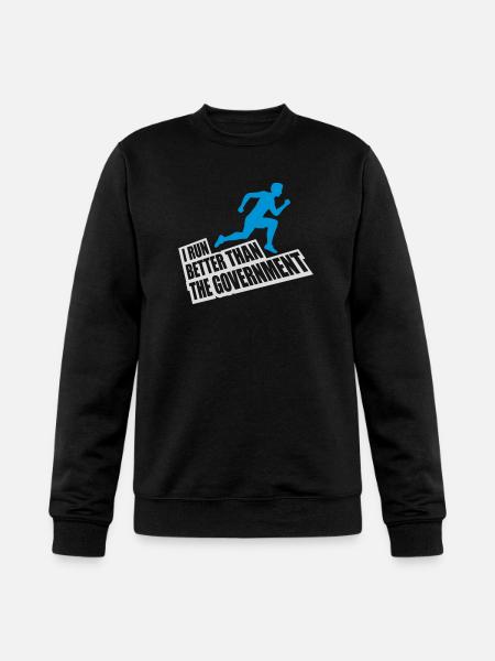 run better than government - Champion Unisex Powerblend Sweatshirt  - black