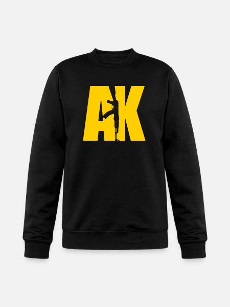 AK47 YELLOW - Champion Unisex Powerblend Sweatshirt  - black