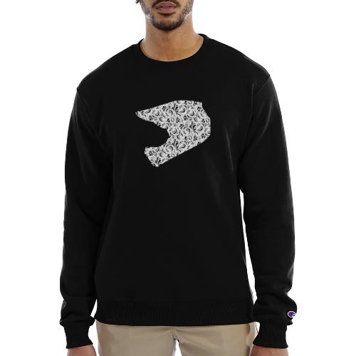Floral Helmet - Champion Unisex Powerblend Sweatshirt 