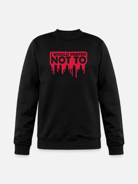 I prefer not to - Champion Unisex Powerblend Sweatshirt  - black