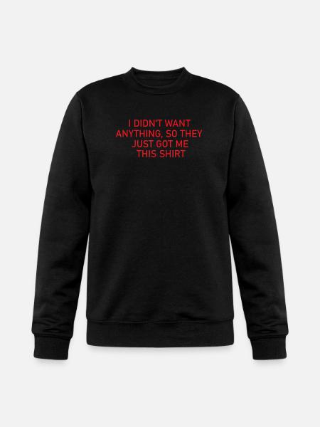 didnt want anything funny - Champion Unisex Powerblend Sweatshirt  - black