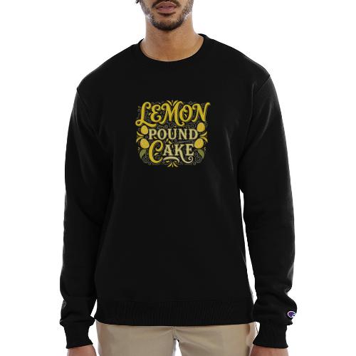 Lemon Pound Cake Vintage Flourish - Champion Unisex Powerblend Sweatshirt 