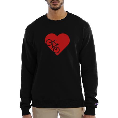 Bike in heart - Champion Unisex Powerblend Sweatshirt 