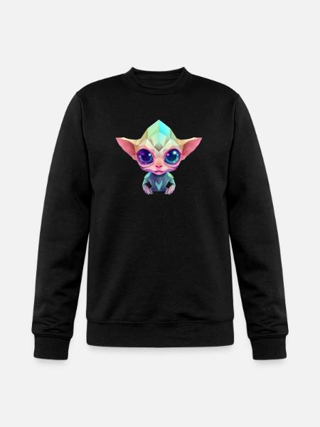 Polygon Alien - Champion Unisex Powerblend Sweatshirt - black