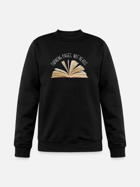 Turning Pages Not Heads - Champion Unisex Powerblend Sweatshirt - black