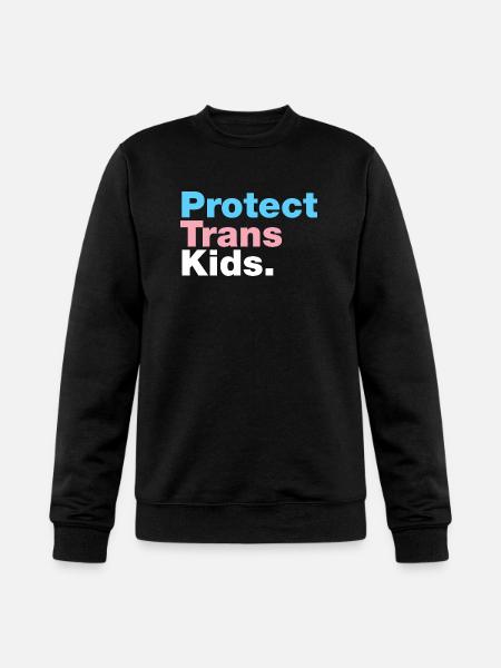 Protect Trans Kids - Champion Unisex Powerblend Sweatshirt  - black