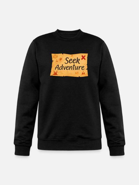 Seek adventure - Champion Unisex Powerblend Sweatshirt - black
