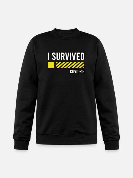 I Survived - Champion Unisex Powerblend Sweatshirt - black