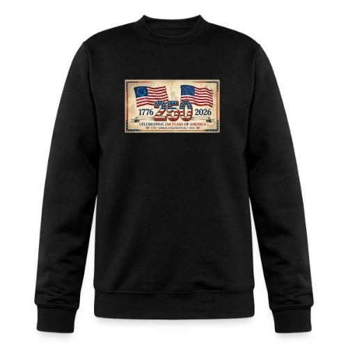 USA 250th Anniversary Flags Emblem - Champion Unisex Powerblend Sweatshirt 