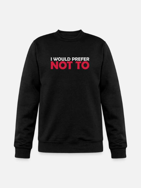 I prefer not to - Champion Unisex Powerblend Sweatshirt - black