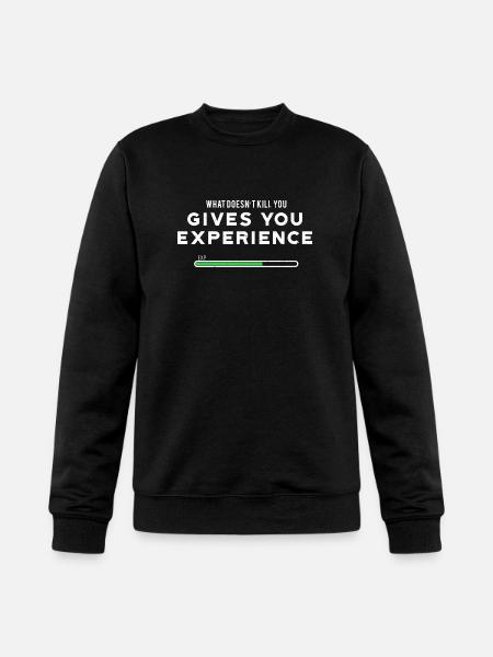 Gaming Motivational Quote - Champion Unisex Powerblend Sweatshirt  - black