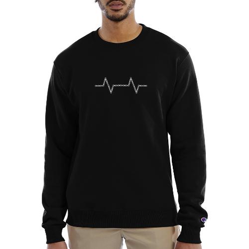 Bike Chain Heartbeat - Champion Unisex Powerblend Sweatshirt 