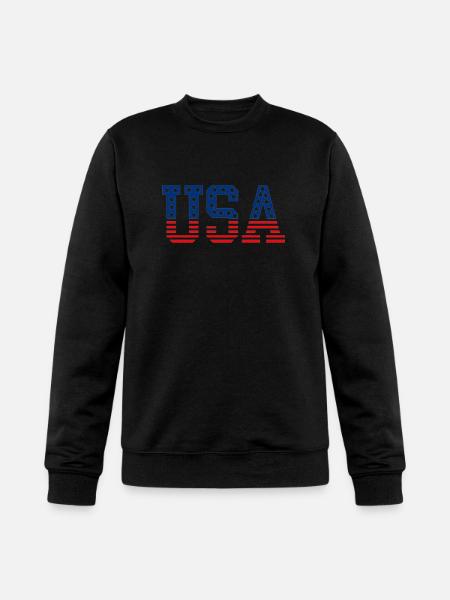 4th of July - Champion Unisex Powerblend Sweatshirt - black