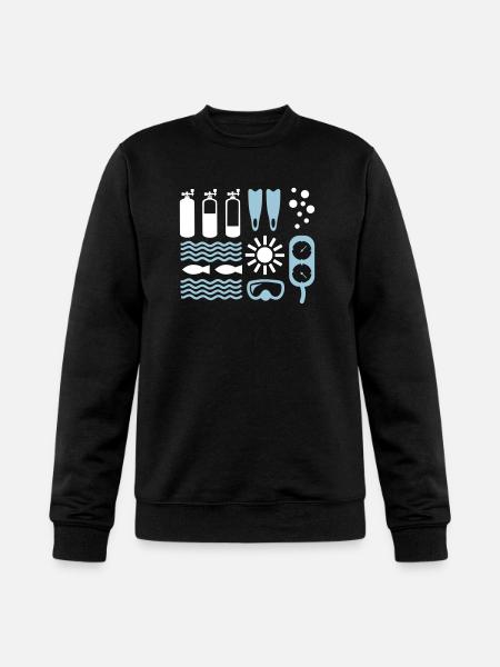 Scuba Diving - Champion Unisex Powerblend Sweatshirt  - black