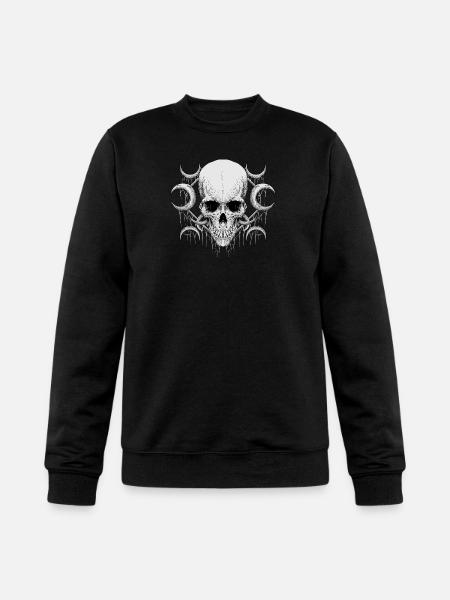 Skull Art - Champion Unisex Powerblend Sweatshirt - black