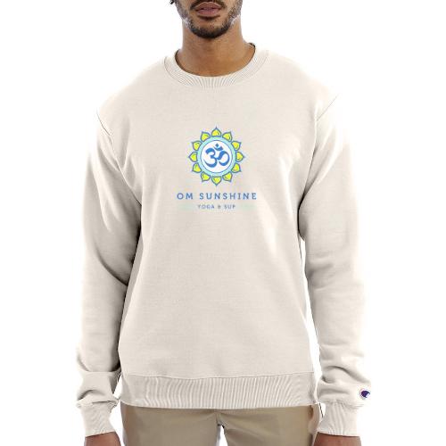Om Sunshine Yoga transparent back original file - Champion Unisex Powerblend Sweatshirt
