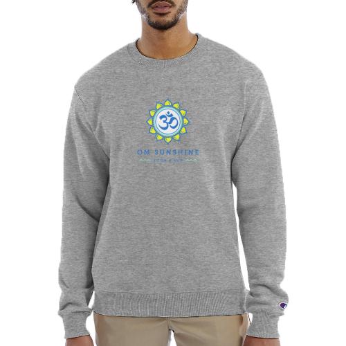 Om Sunshine Yoga transparent back original file - Champion Unisex Powerblend Sweatshirt 