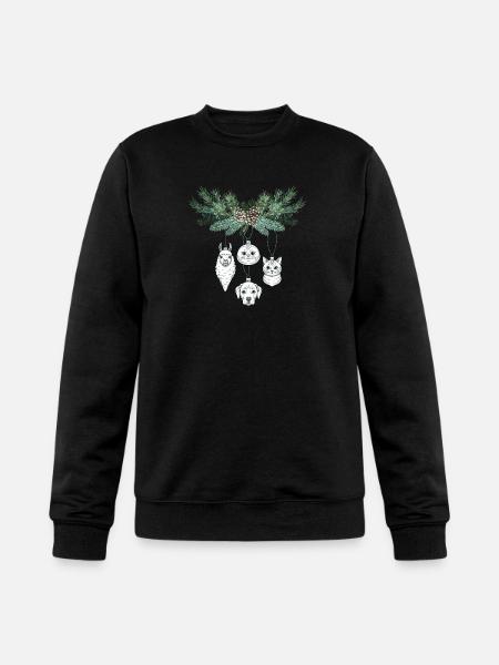 Animal Ornament Festivity - Champion Unisex Powerblend Sweatshirt - black