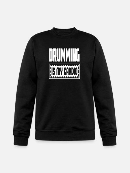 Drumming Is My Cardio - Champion Unisex Powerblend Sweatshirt - black