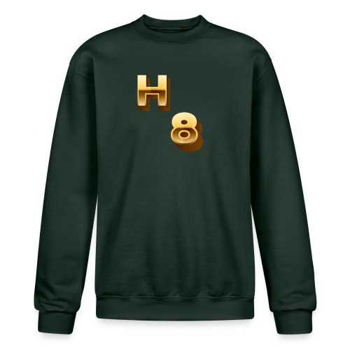 H 8 Letter & Number logo design - Champion Unisex Powerblend Sweatshirt 
