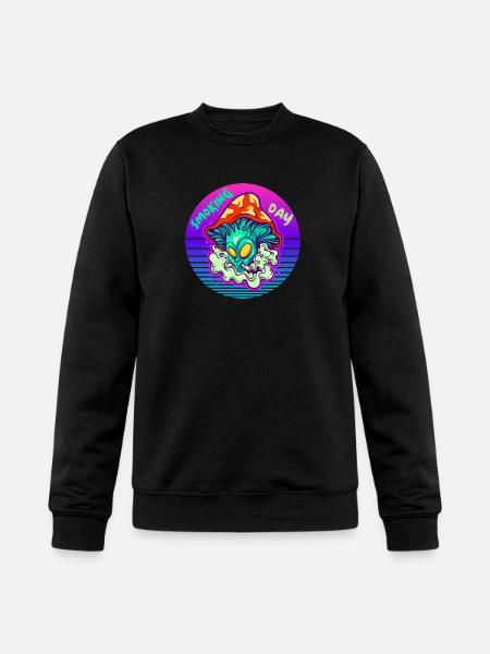 Smoking Day - Champion Unisex Powerblend Sweatshirt - black