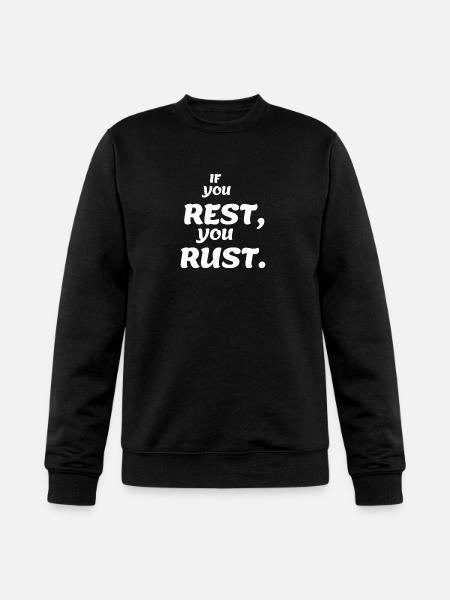If You Rest - Champion Unisex Powerblend Sweatshirt - black