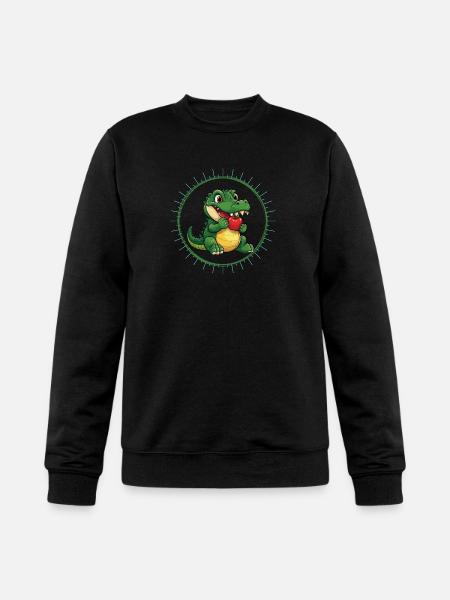 Alligator Apple Cute - Champion Unisex Powerblend Sweatshirt - black