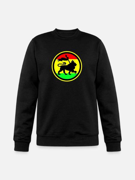 Rasta Lion - Champion Unisex Powerblend Sweatshirt  - black