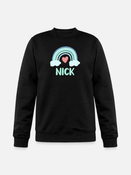 Nick Name Rainbow Baby - Champion Unisex Powerblend Sweatshirt - black