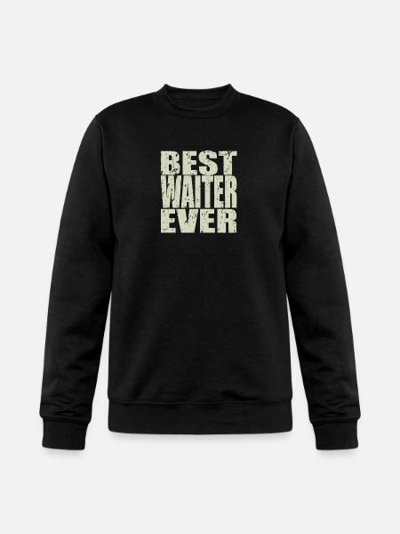 Best Waiter Ever Waiter Gift - Champion Unisex Powerblend Sweatshirt - black