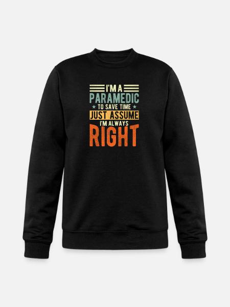 Paramedic - Champion Unisex Powerblend Sweatshirt - black