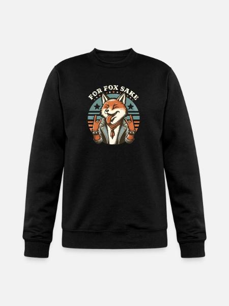 For Fox Sake - Champion Unisex Powerblend Sweatshirt  - black