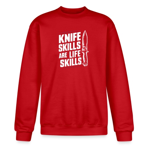 Knife skills are life skills - Champion Unisex Powerblend Sweatshirt 