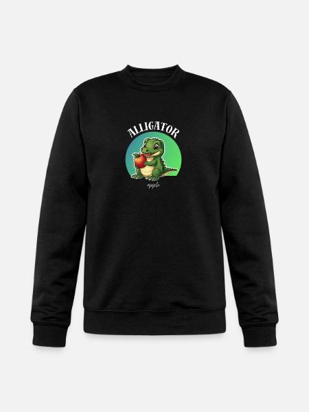 Alligator Apple Cute - Champion Unisex Powerblend Sweatshirt - black