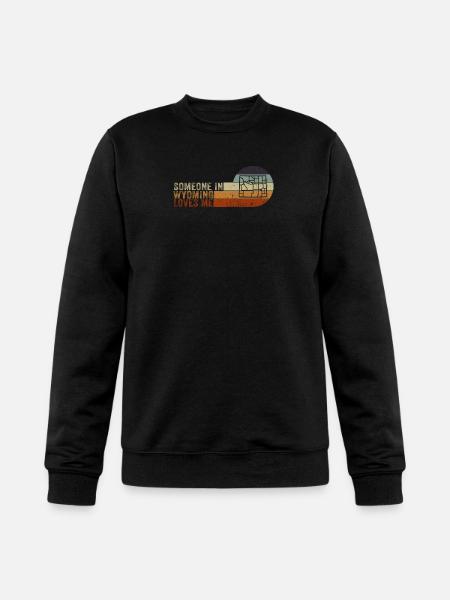 Someone In Wyoming Loves Me - Champion Unisex Powerblend Sweatshirt  - black