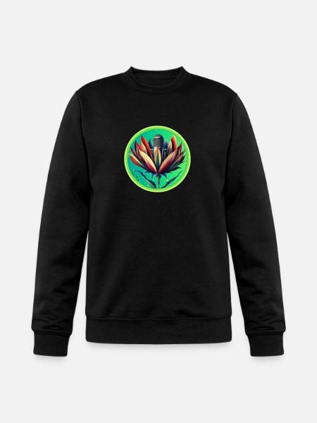 Blooming Microphone - Champion Unisex Powerblend Sweatshirt  - black