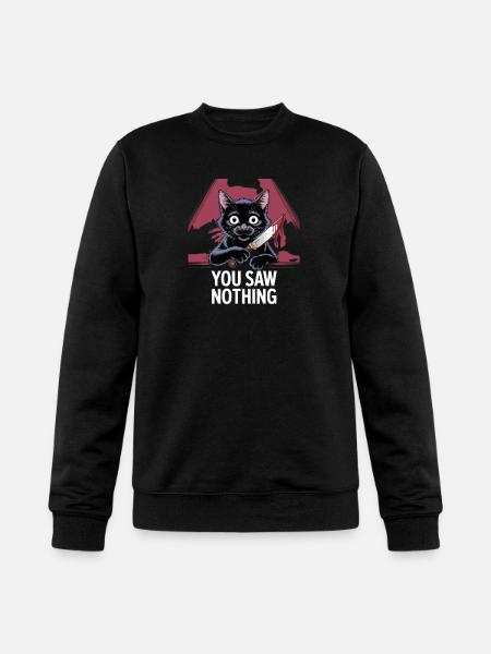 You Saw Nothing - Champion Unisex Powerblend Sweatshirt - black