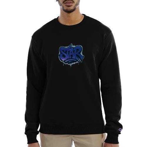 Cosmic STAR Graffiti Tag Tee - Champion Unisex Powerblend Sweatshirt 