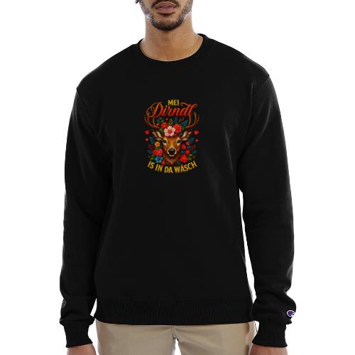 Mei Dirndl is in da Wäsch - Champion Unisex Powerblend Sweatshirt 